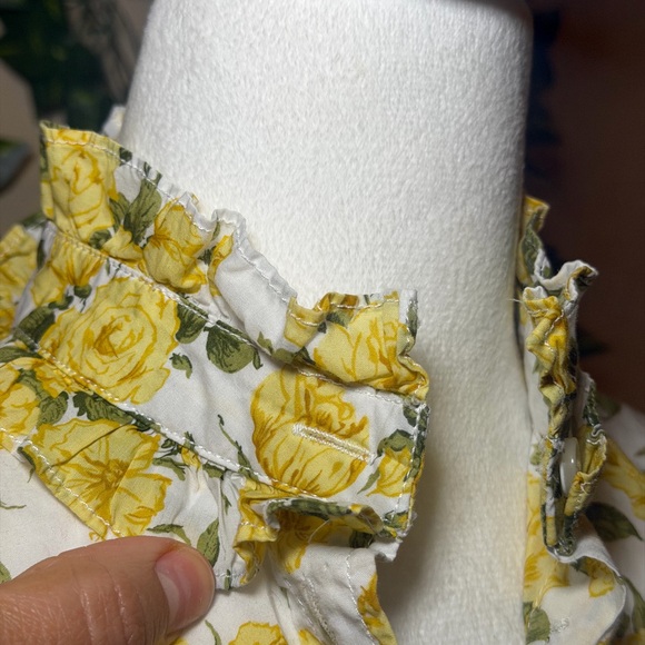 J. Crew Yellow Floral Button Down Shirt - Picture 5 of 11